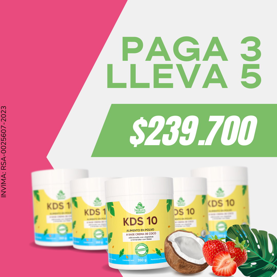 KDS 10 Alimento en polvo pague 3 lleve 5